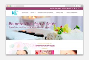 Diseño de Página Web para Balance Vital SPA & Salón - CreadoresWeb.mx