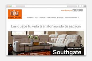 Diseño de Página Web para itika muebles - CreadoresWeb.mx