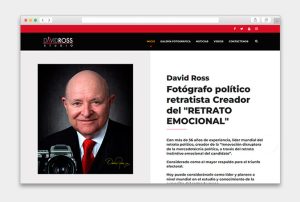 Diseño de Página Web para David Ross - CreadoresWeb.mx