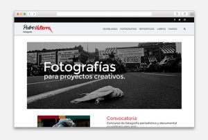 Diseño de Página Web para Pedro Valtierra - CreadoresWeb.mx
