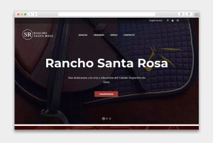 Diseño de Página Web para Rancho Santa Rosa - CreadoresWeb.mx